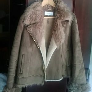 Calvin Klein Women's suede jacket